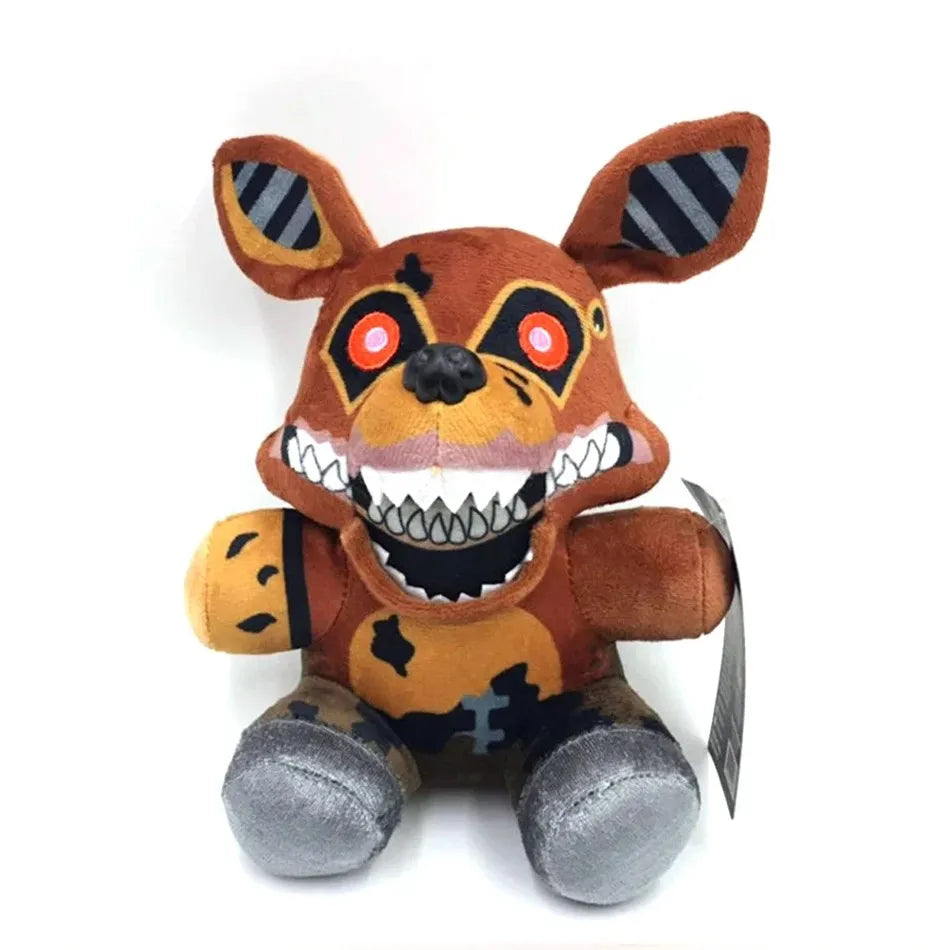 HOT 18cm FNAF Plush Toys Kawaii Freddys Animal Foxy Bonnie Bear Ribbit Stuffed Plush Toys In Stock Plush Birthday Gift For Kids