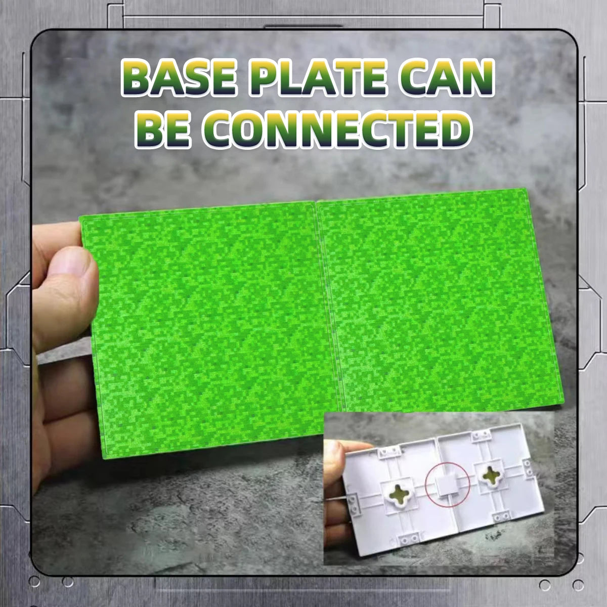 1/2/4/10 PCS Magnetic Base Plate Variety Baseplates Match DIY Magnetic Building Blocks Toys for Boys and Girls Children Gift