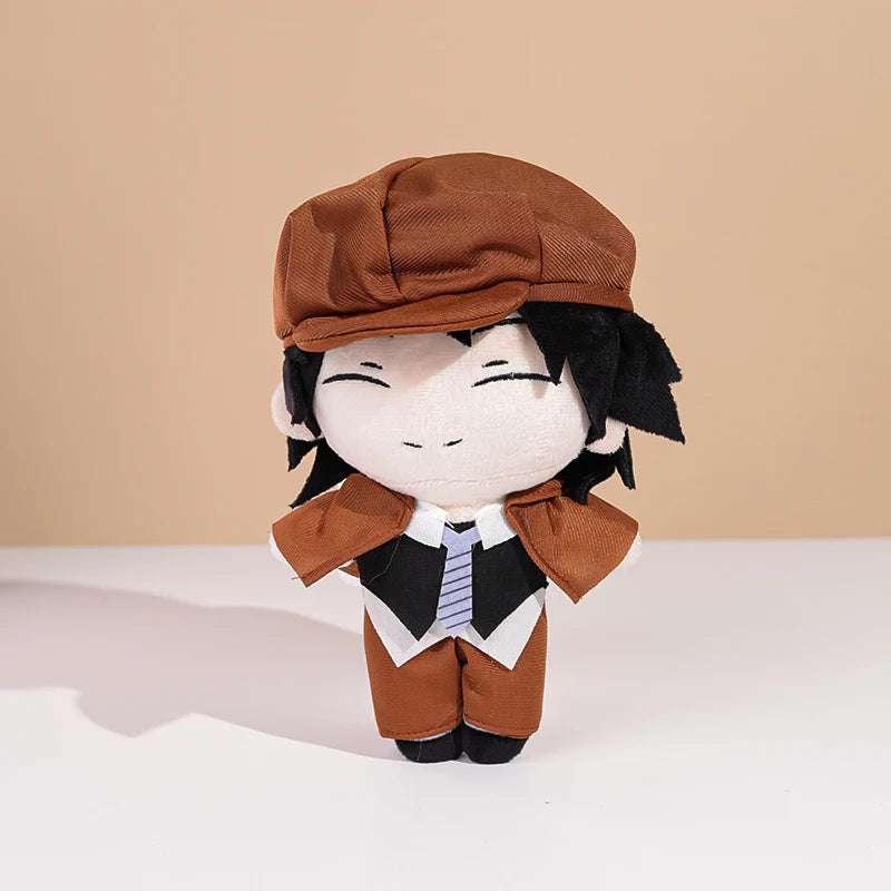 20cm Bungou Stray Dogs Plush Doll Dazai Osamu Nakahara Chuya Edogawa Rampo Gogol Dostoevsk Anime Cosplay Toy Pillow Kids Gift