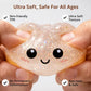 Large Dumpling Stress Ball with Steamer Colorful Squishy Bun Sensory Toy for Anxiety Relief, Squeeze Dough Ball for Adults&Kids