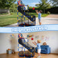 2-in-1 Kids Basketball Arcade Game Set, Adjustable Indoor Outdoor Hoop With Ball Return Ramp, 4 Balls & 6 Sticky Toss Balls