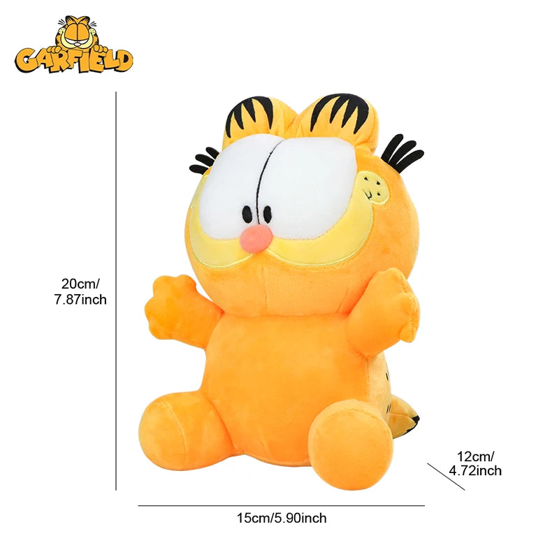 Original Garfield Family Kawaii Plush Toys Soft Cute Cartoon Garfield Cat Odie Stuffed Animals Peluche Dolls Gifts For Kids