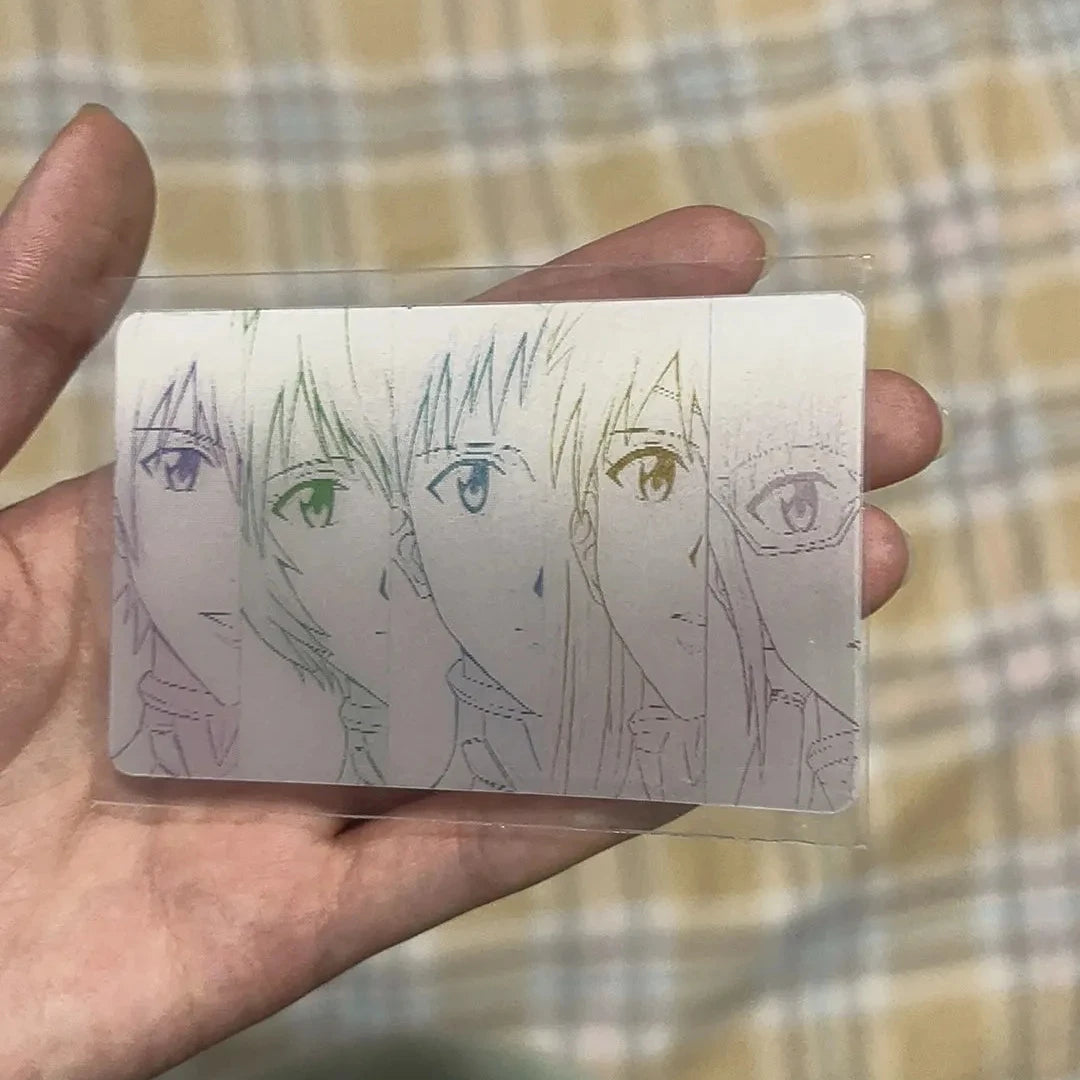 NEON GENESIS EVANGELION Lenticular Card Anime Cartoon 3D Changing Card Funny Toys Bag Accessories Decoration Perfect Gifts