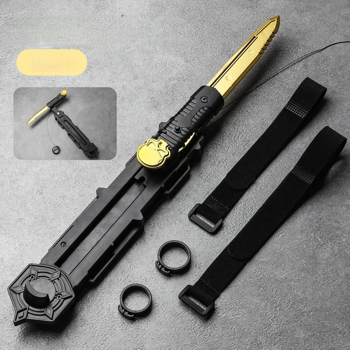 Assassin's Sleeve Sword Retractable Rotatable Hidden Blade Toy Child Toy Interactive Cosplay Props Game Toy Party Gift