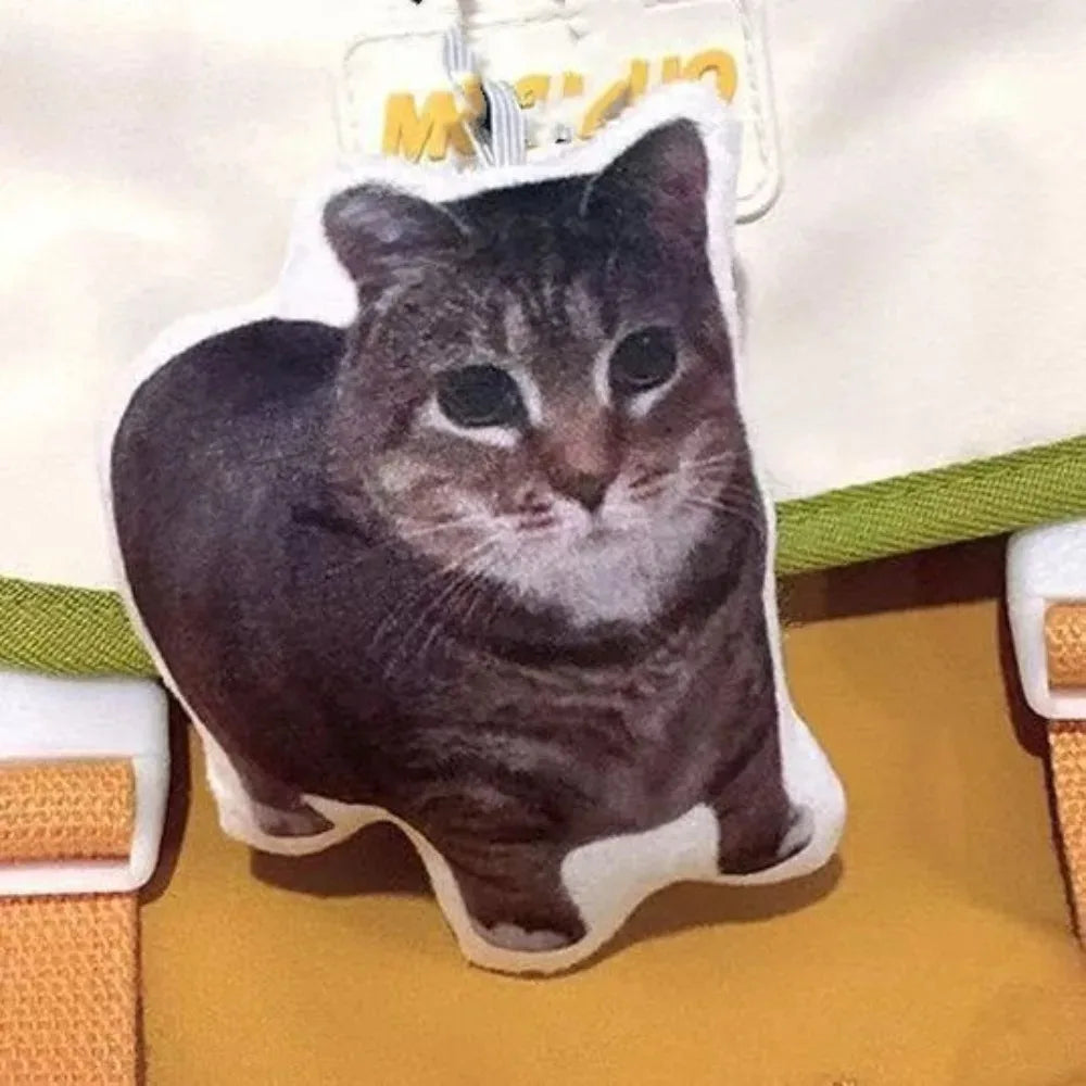 Oiiaioooooiai Cat Voice Keychain with Sound Decompression German Kitten Voice Reverses Cat Voice