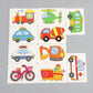 32 Pcs Enlightenment Card Matching Puzzle Early Education Cartoon Pattern Cognitive Boys and Girls Toys