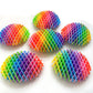 Funny 3D Decompression Elastic Mesh Toys Solid Printed Radish Decompression Healing Toys Stretch Anti Stress Small Toy Ornaments