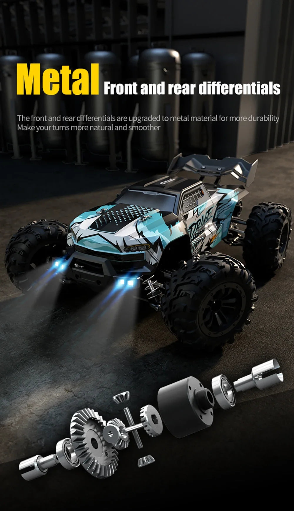 High Speed RC Car 4WD Off Road Vehicle 70KM/H Brushless Motor Professional Drift Truck for Kids Remote Control Car Toys