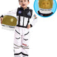 JOYFY Astronaut Costume with Helmet, Space Suit for Toddler Kids Astronaut Halloween Costume for Cosplay