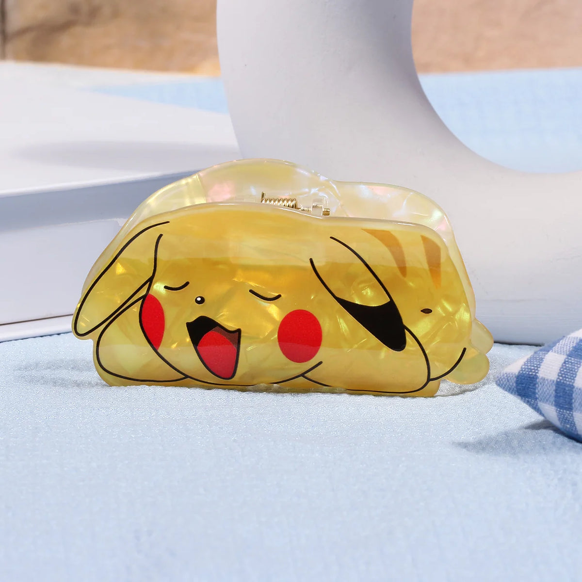 Pokemon Pikachu Series Hair Claw Clip Decorative Hair Accessories Daily Practical Cosplay Headwear