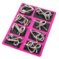 8 Pcs Metal Wire Puzzle Set, Brain Teaser IQ Logic Games for Adults, Challenging Montessori Mind Puzzles for Focus & Skill Train