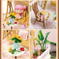 Rolife Super Creator Dollhouse Series Accessroies Sunny Break Terrace 3D Puzzle Roof Accessory for DW Series DIY Miniature House Building Model Kit