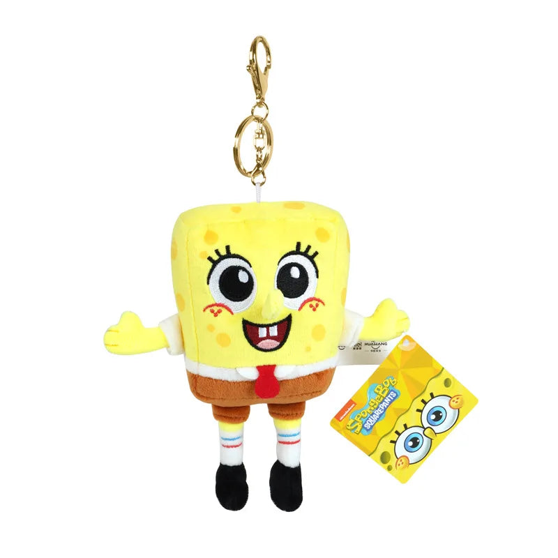 Anime Spongebob Squarepants Patrick Star Squidward Eugene H. Krabs Gary Kawaii Stuffed Plush Toys keychain Birthday Gift For Kid