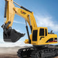 ZWN 2.4G Remote Control Excavator Dump Truck RC Model Car Toy Professional Alloy Plastic Simulation Construction Vehicle for Kid