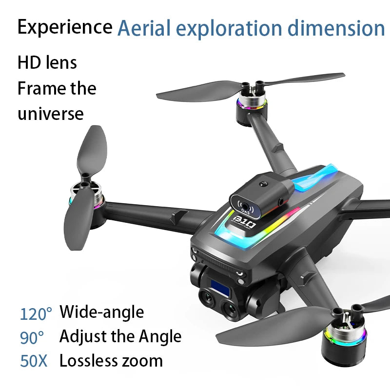 New B10S Drone 8K Professional HD Dual Camera Brushless Obstacle Avoidance Aerial Photography Foldable Quadcopter Toys Gifts