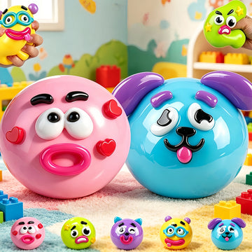 2026 NEW Smushers Squishy, Curiosities Dog Face Swap Squishy Toys, Soft Moldable Cute Slow Rise Squeeze Toy Adult Gifts Fun Toy