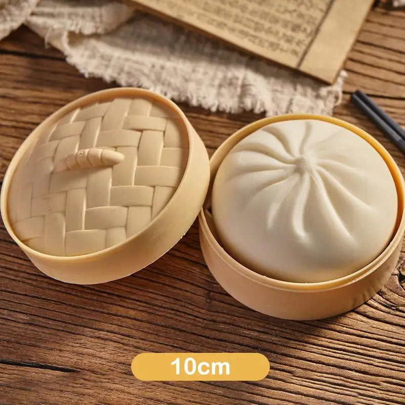 [DO]Steamed Stuff Bun Anti-Stress Dumpling Squishies Ball Fidgets Toy Soft Slowing Rebound Foam Ultra-Soft Decompression Toy[DO]