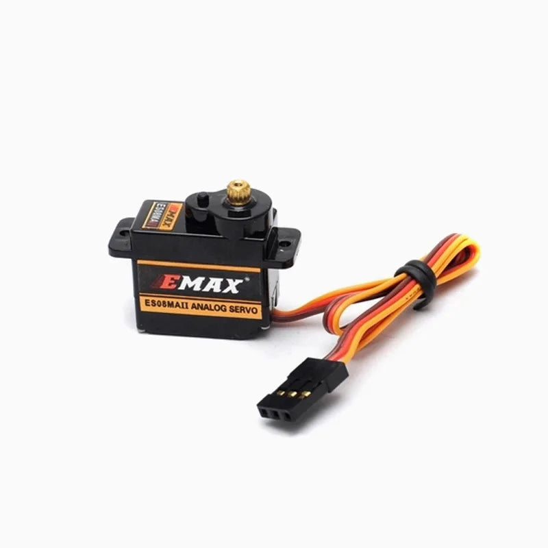 Emax EMX-SV-0275 ES08MA II 12g Analog Metal Gear Servo For Rc Car 1/24 Axial Scx24 90081 Axi00006 Axi00002 Gladiator Parts