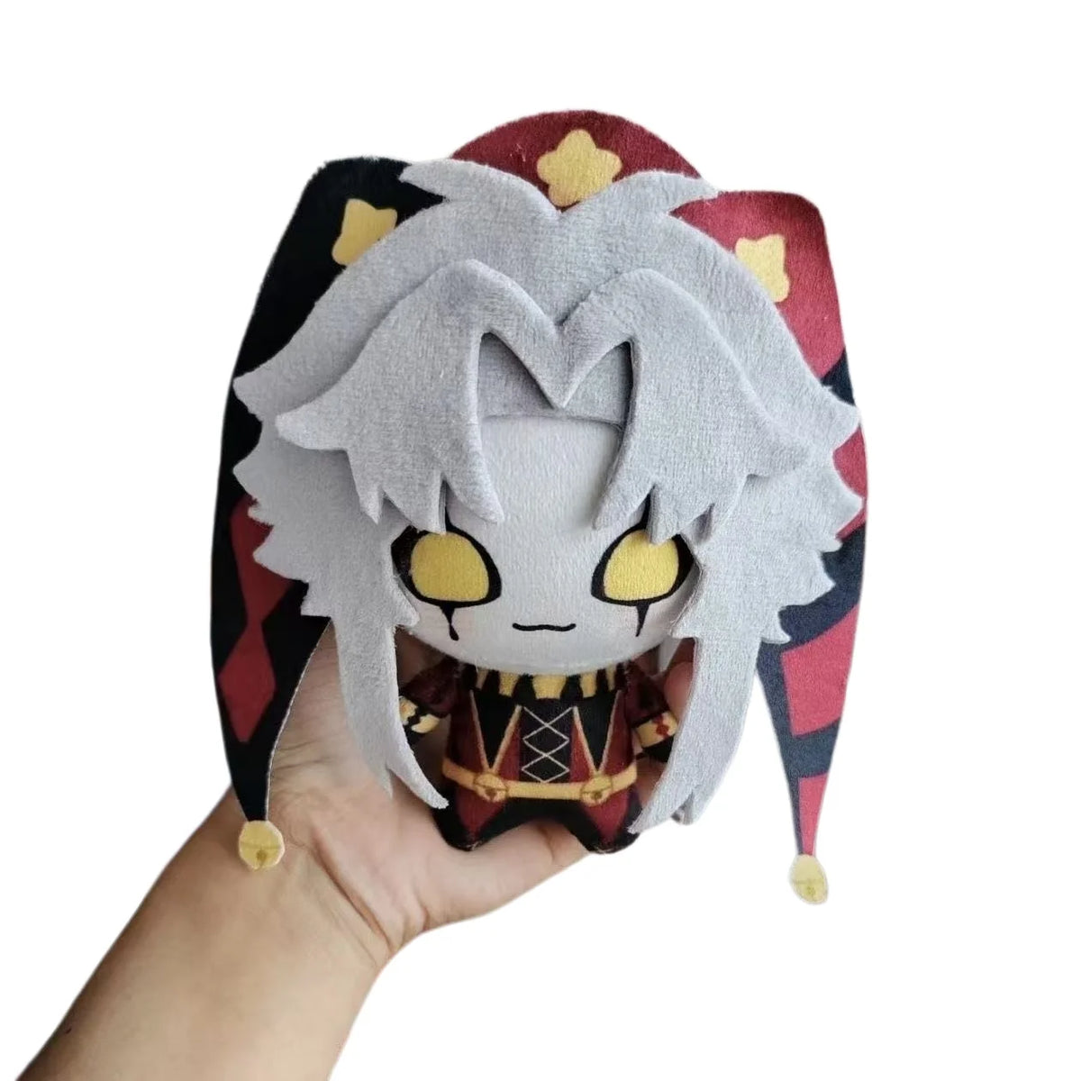 Stuffed 10cm Freak Circus Pierrot Printed Body Cotton Doll Backpack Ornament or Kids Adults Birthday Gift
