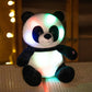 LED Panda Stuffed Animal Glow Soft Bear Plush Toys Light up in Dark Family Companion with Night Lights  Gift for Kids Christmas