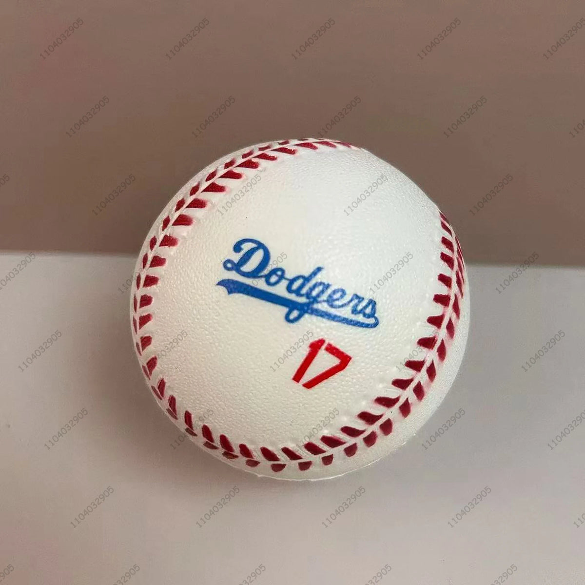 Baseball Slow Rising Squishy Toy Dodgers Baseball Team Fans ASMR Anti Stress Fidget Toys for Teens & Adults Bag Charm Boys Gifts