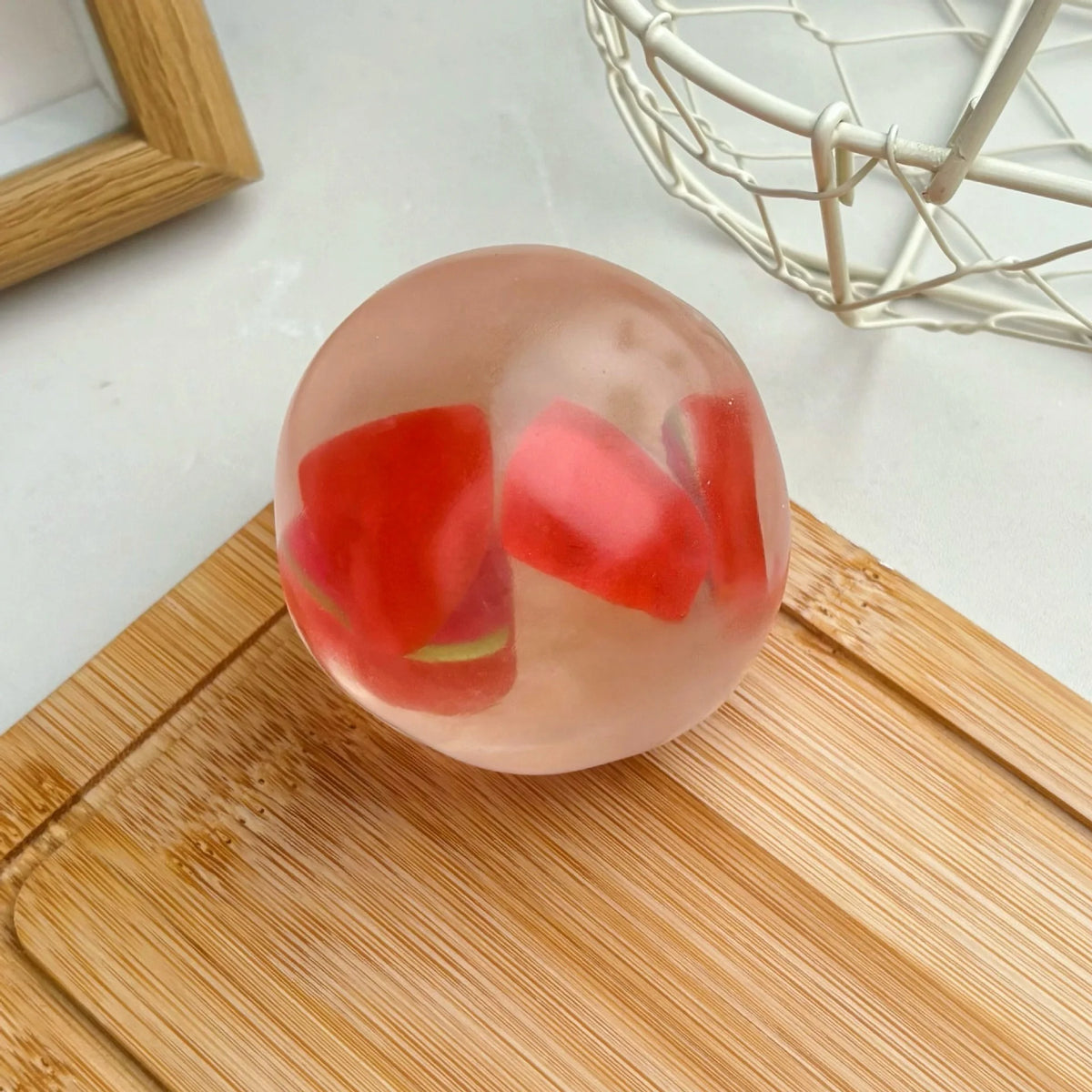 Moldable Squishy Fruit Coconut Oil Squeeze Toy Moldable Stress Ball Squishy Toy Slow Rising Decompression Sensory Toy