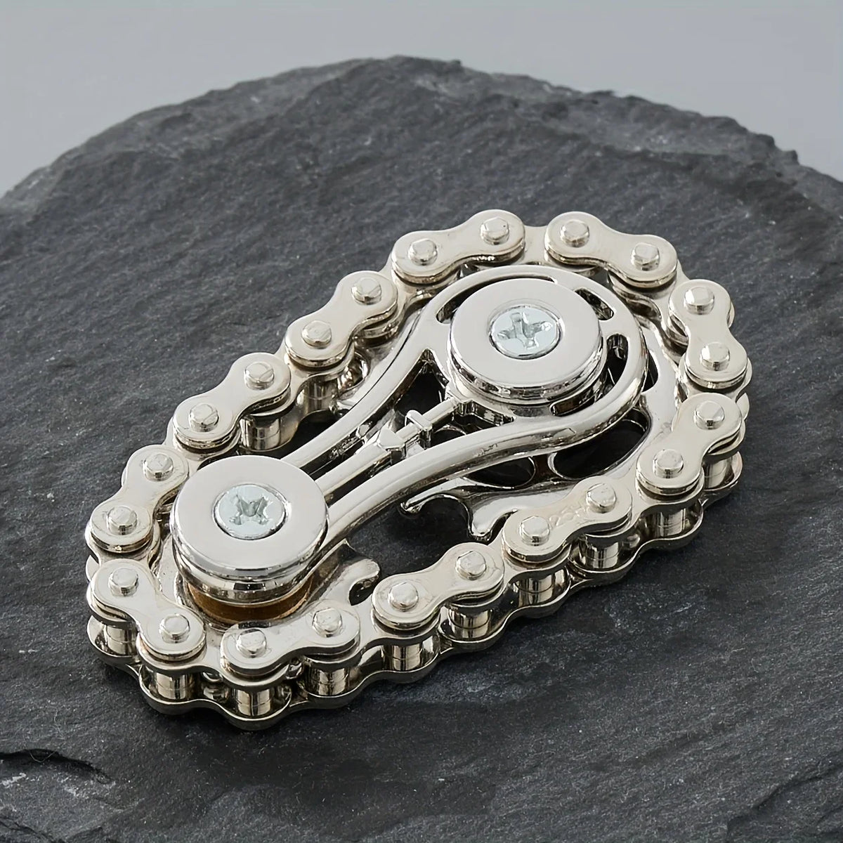 Chain Tooth Mechanical Flywheel Fidget Spinner Antistress Anxiety Metal Bike Chains Spinner EDC Toys for Children Adult Hand Toy