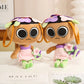 Adorable Dandy World Game Character Plush Clock Pumpkin Strawberry Transform Image Stuffed Doll Home Decro