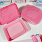 Sanrio Hello Kitty Melody Storage Box Cartoon Kt Cat Flip Cover Cotton Swabs Cotton Pads Stationery Organisation Boxs Gifts