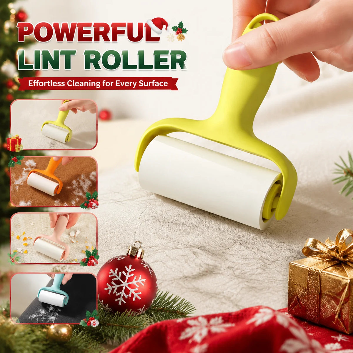 Mini Reusable Adhesive Clothing Furniture Hair Removal For Cats/dogs Cleaning Adhesive Roller Pet Hair Remover