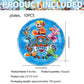 PAW Patrol Birthday Party Decoration Tableware Tablecloth Plates Cup napkin gift bag Balloons PAW Patrol Party Favors Supplies