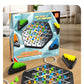 Chain Triangle Chess Triggle Rubber Band Game Toy Board Game Competitive Battle Set for Kids Friends Parent-Child Interaction