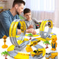 Children Electric Magical Flexible Track Toy Car Engineering Car Kids Educational Toys Train Toys for Children Birthday Gift