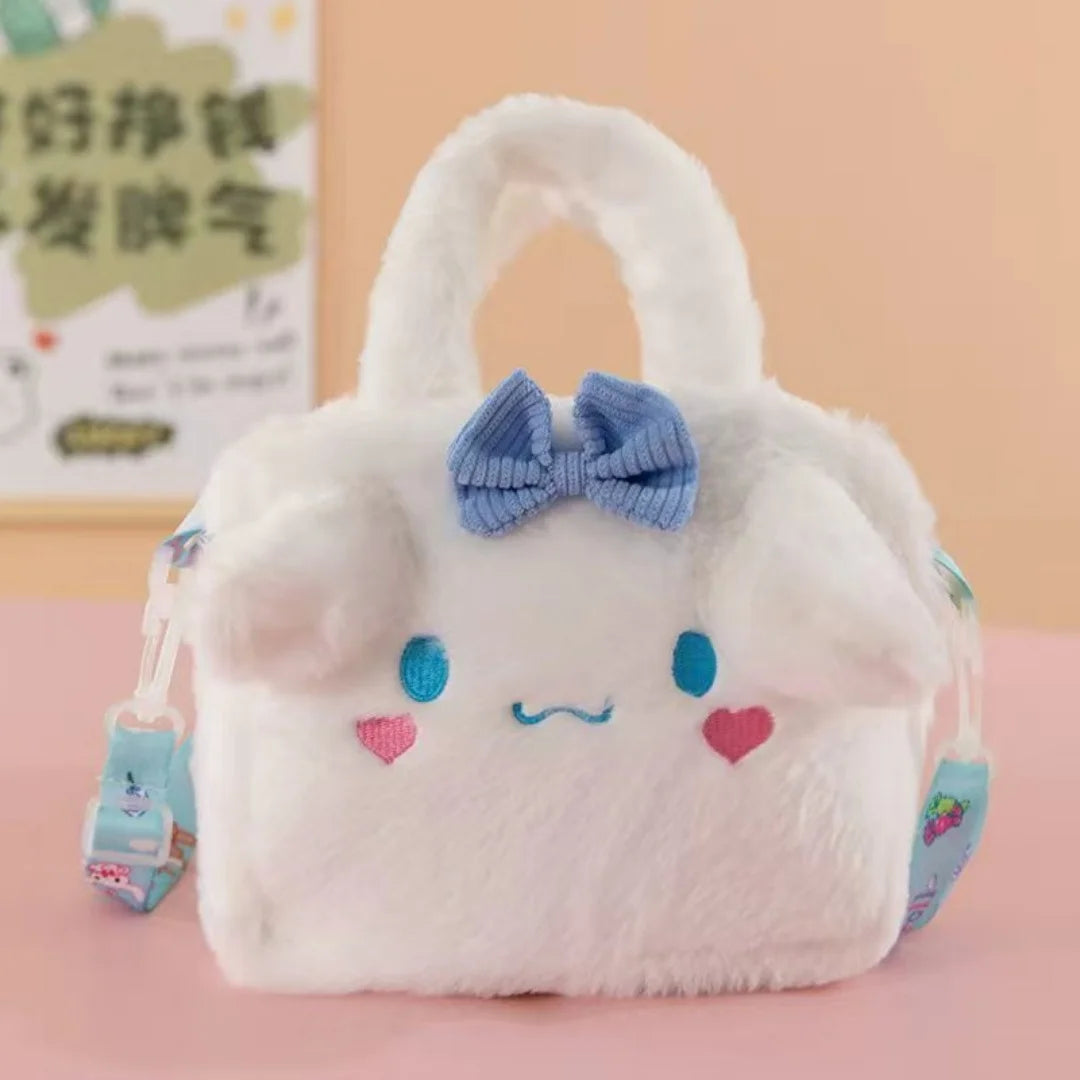 Cartoon Anime Sanrio Handbag Soft And Cute Crossbody Bag Storage Travel Girl Birthday Gift