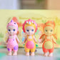 Cute Raincoat Angel Mini Figurine Blind Box, Animal Hood Doll Desktop Ornament Collectible Gift