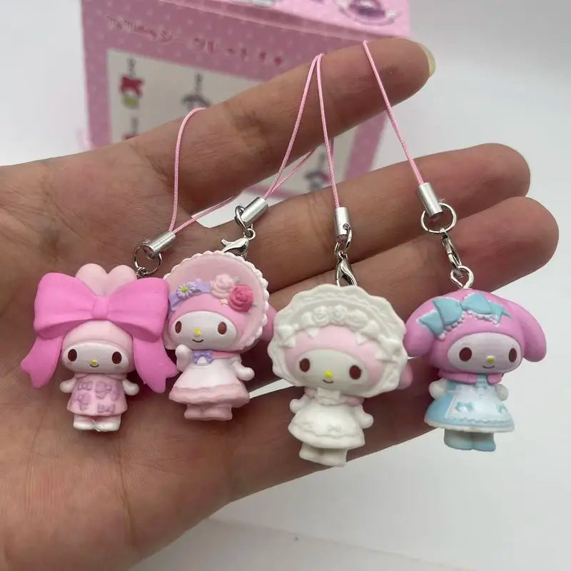 New Product In Stock Anime My Melody Ballet Rabbit Pendant Blind Box Cute Bag Hanging Gift For Fans' Holiday Surprise