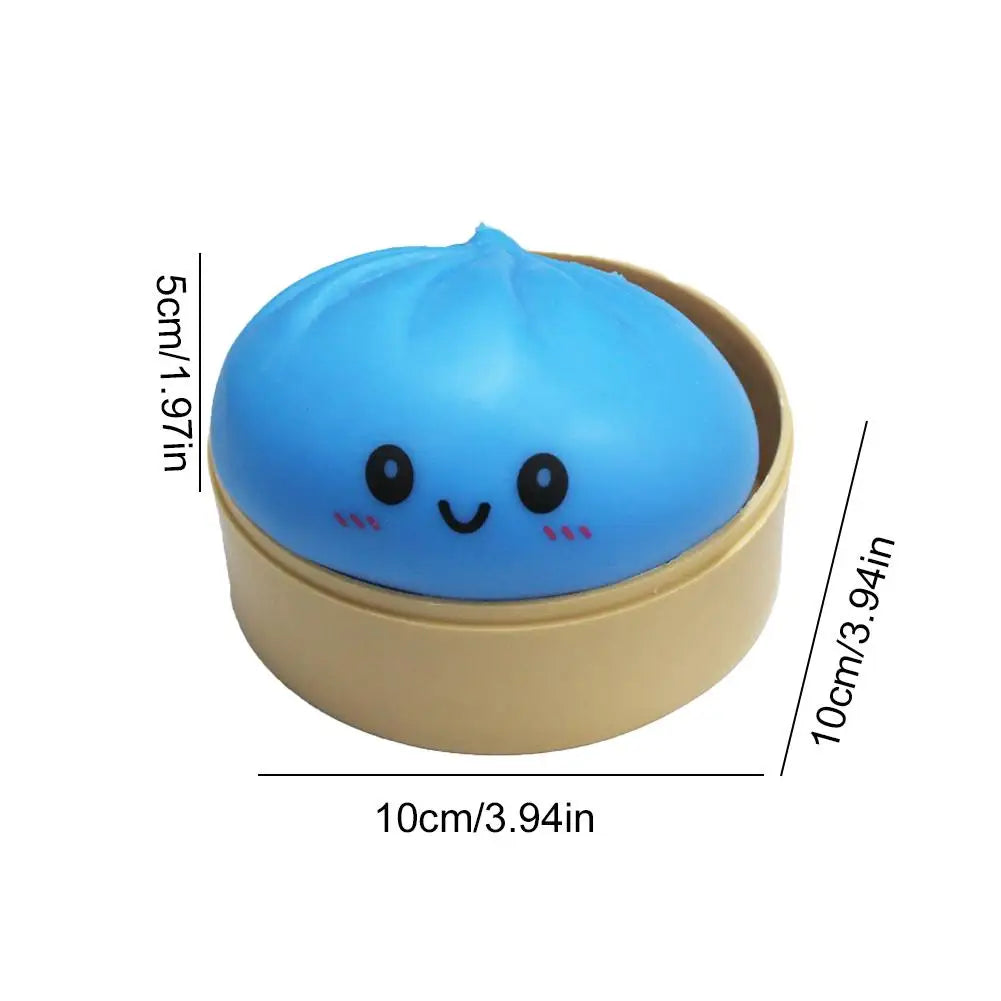 Giant Size Steamed Bun Squeeze Toy Glitter Simulated Food Dumpling Squishy for Office Desk Decor Fun Birthday Party Favors