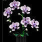 Creative Orchid Cymbidium Eternal Flowers Potted Plant Building Blocks Simulation Phalaenopsis DIY Bricks Toys Valentine's Gift