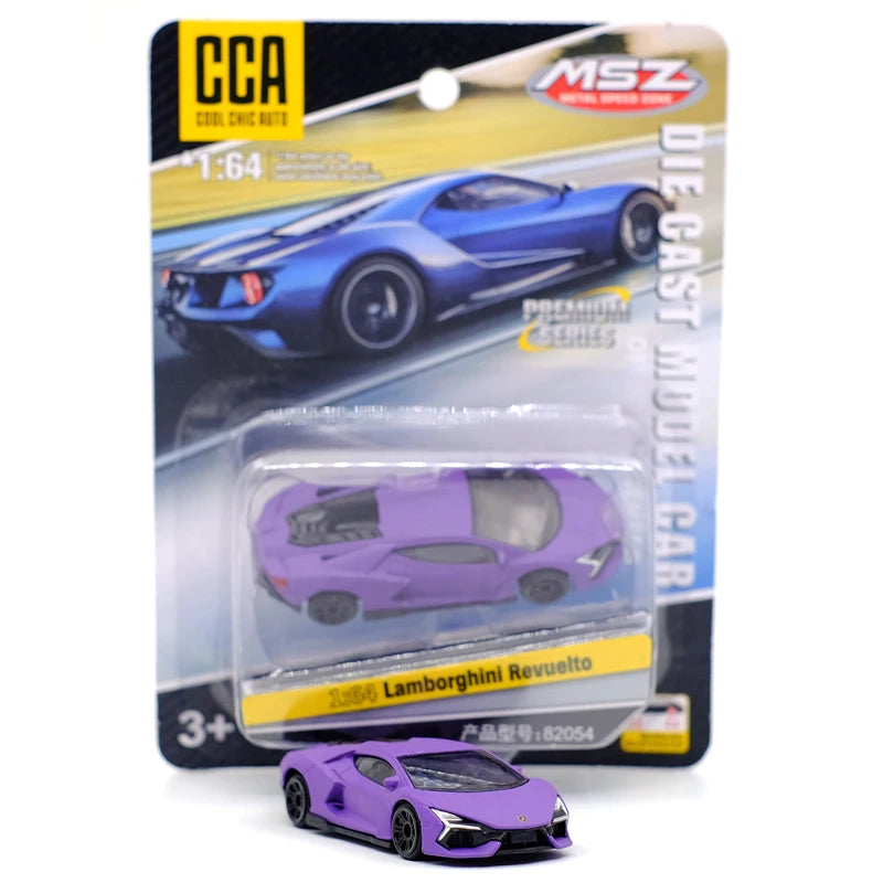 CCA Lamborghini Revuelto 1/64 Sports Car Diecast Model Car Four Wheel Sliding Collection Model Male Gift Toy Car