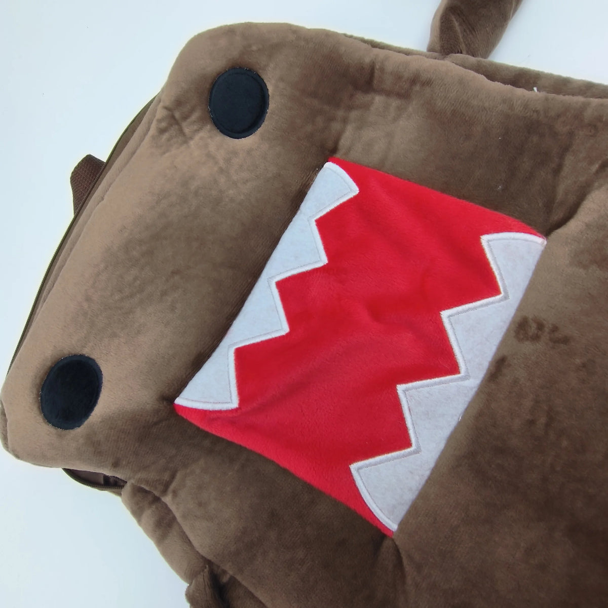 TreasuringU Domo Kun Plush Backpack Brown Stuffed Bag for Women Men Kids Cute Small Shoulder Messenger Bag