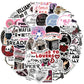 50PCS Dark Romance Scrapbook Stickers DIY Diary Laptop Luggage Skateboard Graffiti Decal Fun Stylish Classic Toys