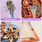 ROKR Wooden 3D Puzzle Music Box - Magic Cello Automatic Playing Mechanical Model Building Kit for Desktop Decor Holiday Gift for Adults Teens