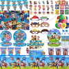 PAW Patrol Birthday Party Decoration Tableware Tablecloth Plates Cup napkin gift bag Balloons PAW Patrol Party Favors Supplies