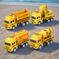 4 Pcs Small Construction Vehicles, Pull Back & Go Friction Powered STEM Toys for Toddlers, Travel Car Toys Age 3-5 Birthday Gift