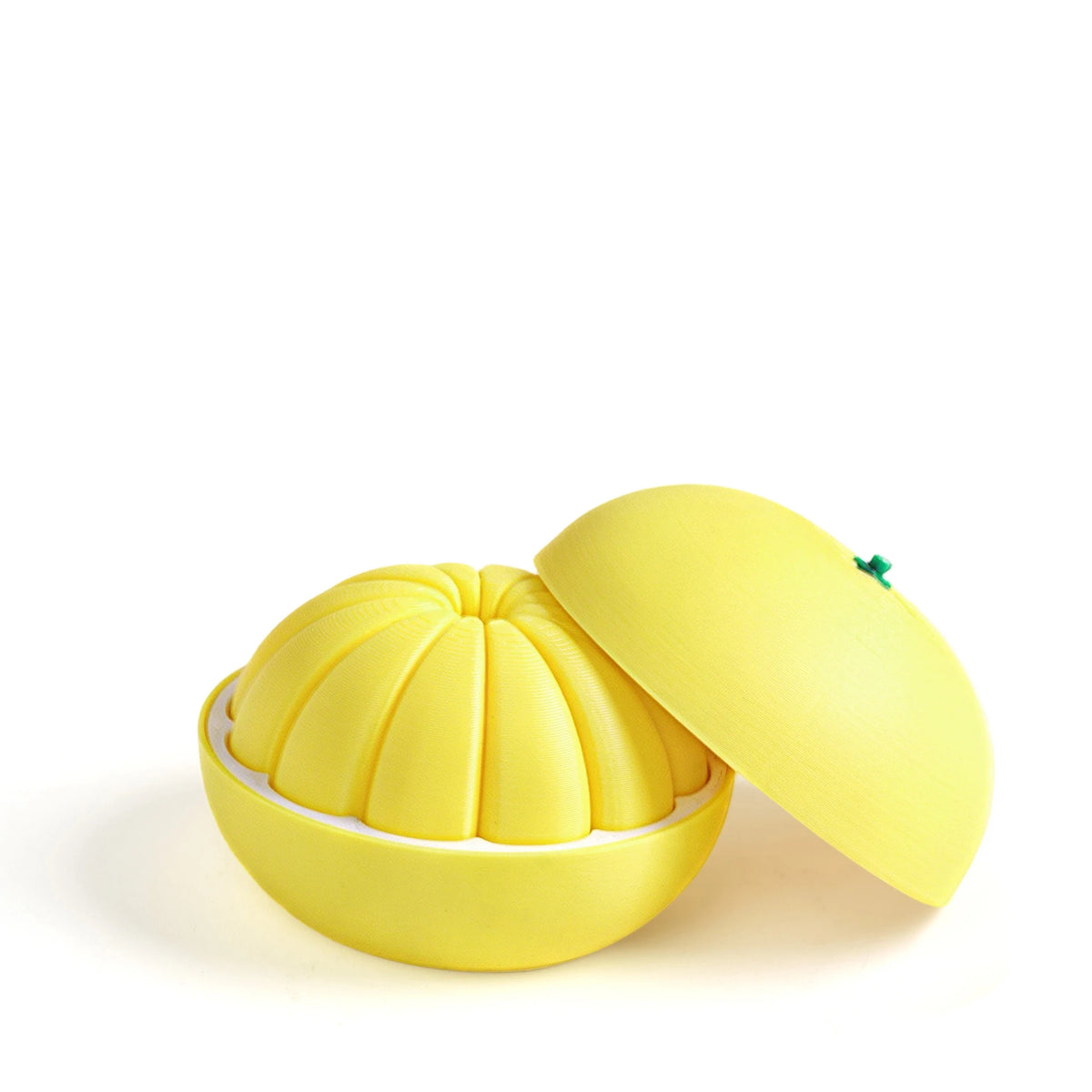 3D Printed Twisty Fidget Citrus with Smooth Rotation Realistic Orange  with Sliding Slices Desk Ornament Deformation Ball