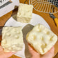 Giant Cheese Shaped Squeeze Stress Relief Toy Soft Thick Squishy Fidget Toy Non-Rigid Non-Springy Anxiety Relief for Kids Adults