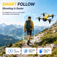 Brushless Aerial RC Drone 8K Triple Camera 5G Transmission 7 Level Wind Resistance Optical Flow Hover Folding Portable Drone