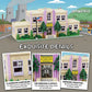 3500PCS Springfield Elementary School Building Blocks Idea Anime Street View Modular Architecture Brick Model Bricks Toys for Adults Christmas Gift