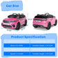 Ride on Cars For Kid 4-8, 12V Ride Electric Car For Kids With Parent Remote Control, MP3 Player, Rocking, Pull Rod