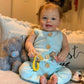 24 Inch 60 cm Realistic Reborn Baby Dolls Girl, Soft Vinyl Lifelike Newborn Toddler Doll, Real Looking Reborn Doll Toy Gift